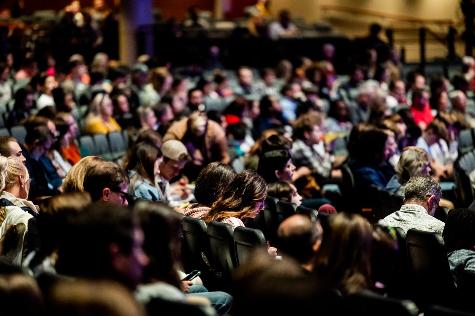 Professionals networking and connecting at an association gathering.